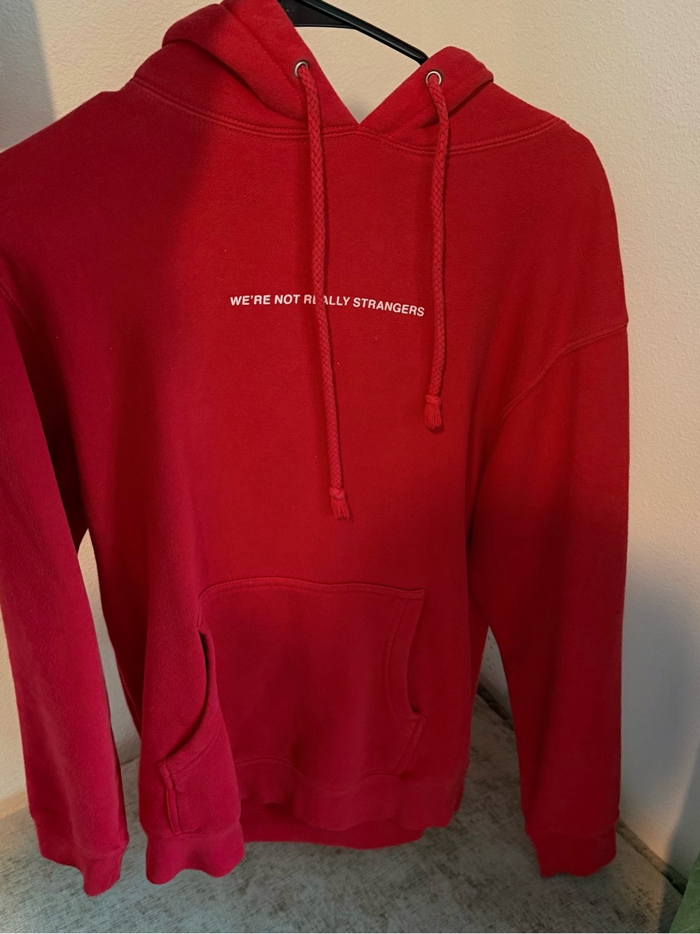 We’re not really strangers hoodie unisex men’s women’s small